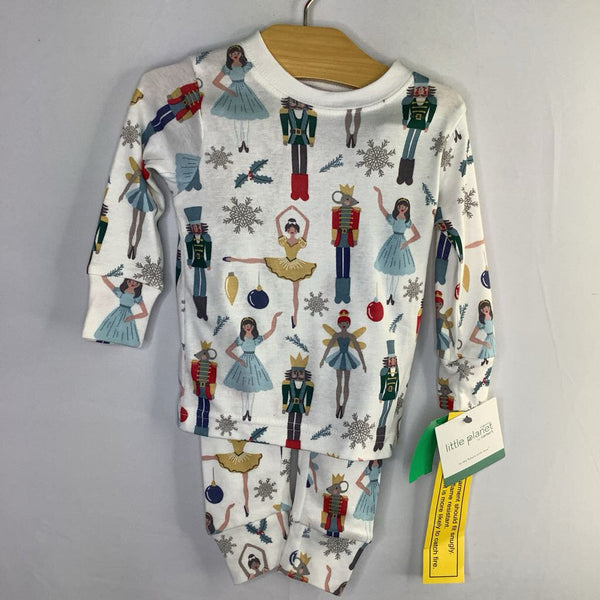 Size 6m: Carter's White/Colorful Nutcracker 2pc PJs NEW/ w/ Tags