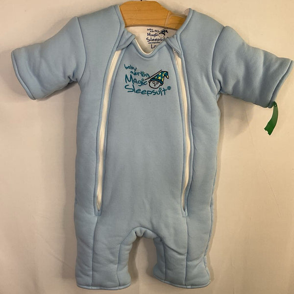 Size 6-9m (M): Baby Merlin Blue Magic Sleepsuit