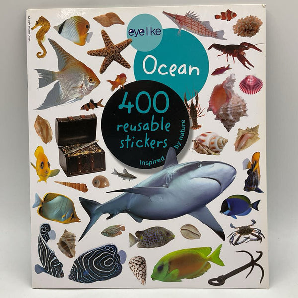 Eyelike Ocean 400 Reusable Stickers (paperback)