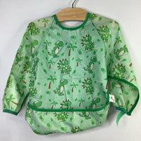 Size OS: Green/Dinosaurs Water Resistant Smock
