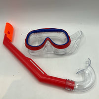 Nautica Red Goggles/Snorkel