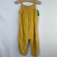 Size 9-12m: Zara Yellow Floral Eyelet Strappy Romper