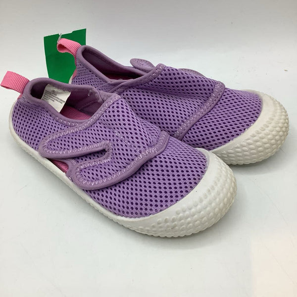 Size 9: Purple/White Velcro Water Shoes