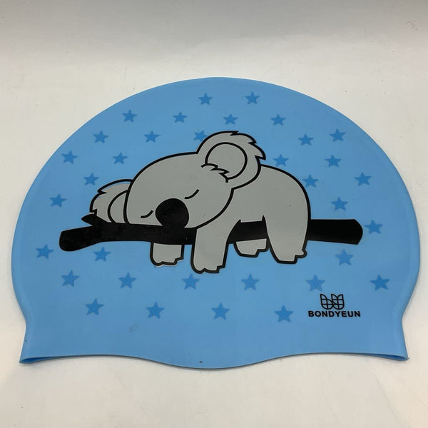Blue/Grey Koala Swim Cap