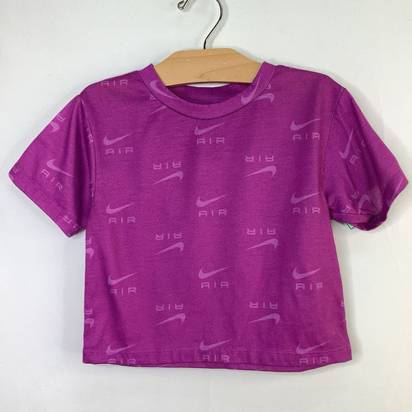 Size 4: Nike Purple Logo T-Shirt