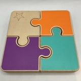 Lovevery Chunky Wooden 4pc Puzzle