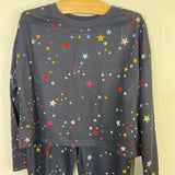 Size 6: Gap Navy/Colorful Stars 2pc PJs NEW w/ Tags