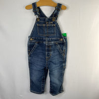 Size 6-12m: Gap Blue Denim Overalls