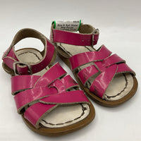 Size 6: Salt Water Pink-Purple Adjustable Strap Sandals REDUCED