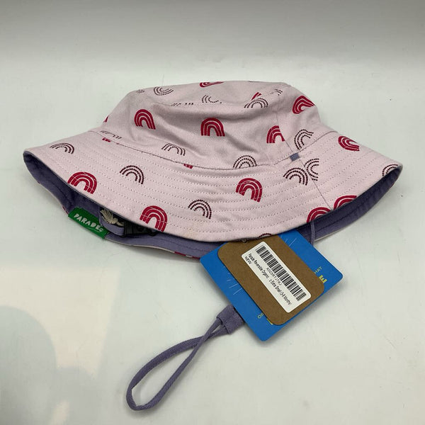 Size 3-6m: Parade Purple Rainbows Reversible Bucket Hat NEW w/ Tags