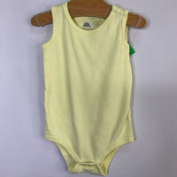 Size 3-6m: Primary Yellow Tank Onesie