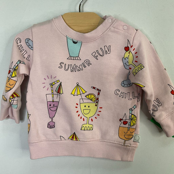 Size 3m: Stella McCartney Pink/Colorful Summer Bevvies Sweatshirt