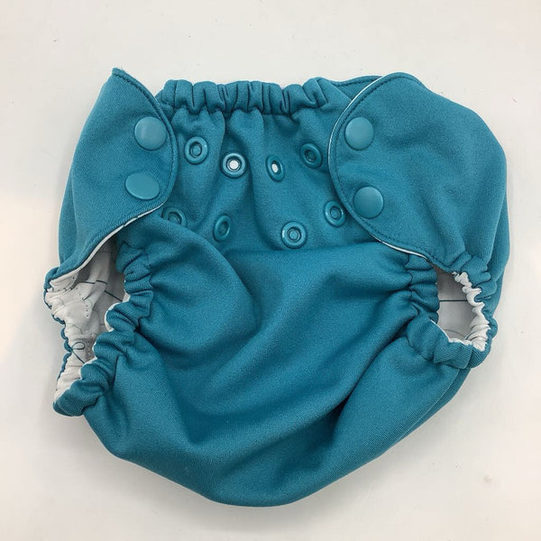 Size NB (7-17lb): Esembly Blue Diaper Cover