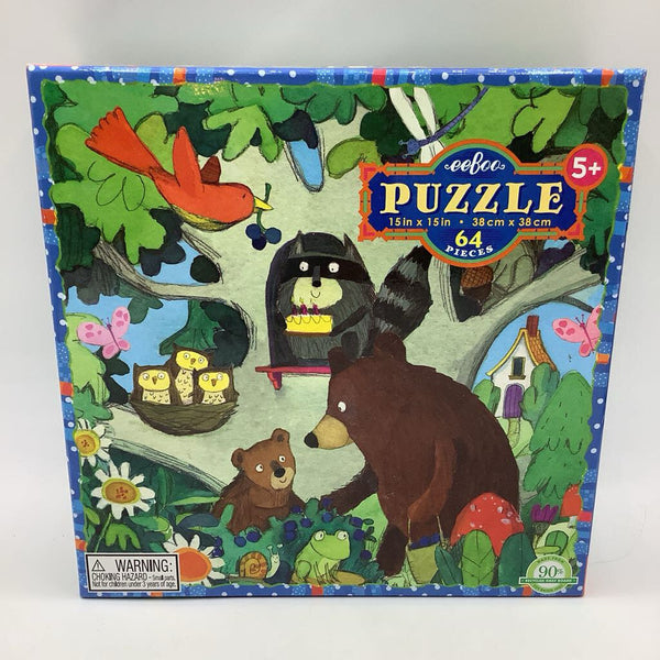eeBoo 64pc Birthday Tree Puzzle