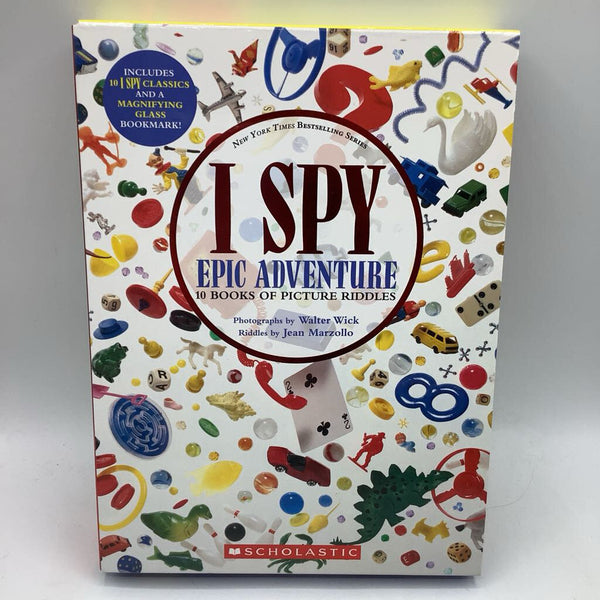 I Spy Epic Adventure 10pc Box Set w/ Bookmark (paperback)