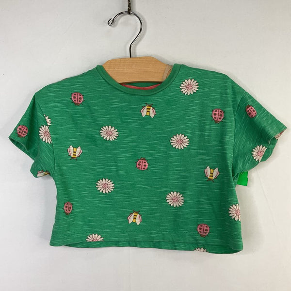 Size 2-3: Boden Blue/Colorful Floral Insects T-Shirt