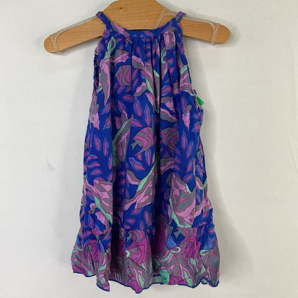 Size 3-6m: Rainbow Jo Blue/Purple Ocean Life Sundress