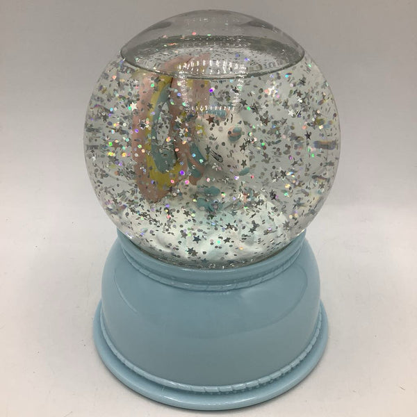 Djeco Blue Rainbow Unicorn Snow Globe - REDUCED - NIGHT LIGHT DOES NOT WORK