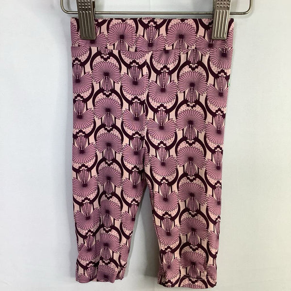 Size 0-3m: Kate Quinn Purple Floral Print Bamboo Cozy Pants