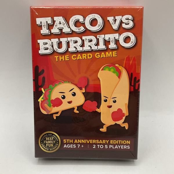 Taco vs Burrito the Card Game NEW