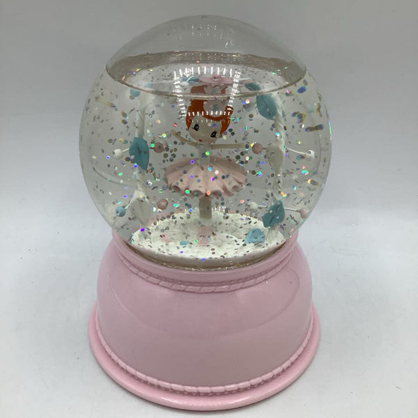 Djeco Pink Ballerina Snow Globe Night Light