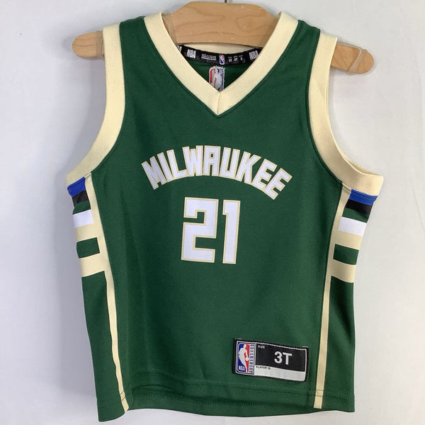 Size 3: NBA Green Milwaukee Bucks Jrue Holiday Jersey