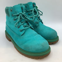 Size 13: Timberland Teal Lace-Up Boots