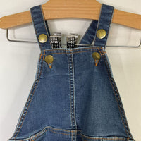 Size 3 (90): Hanna Andersson Blue Denim Overall Dress
