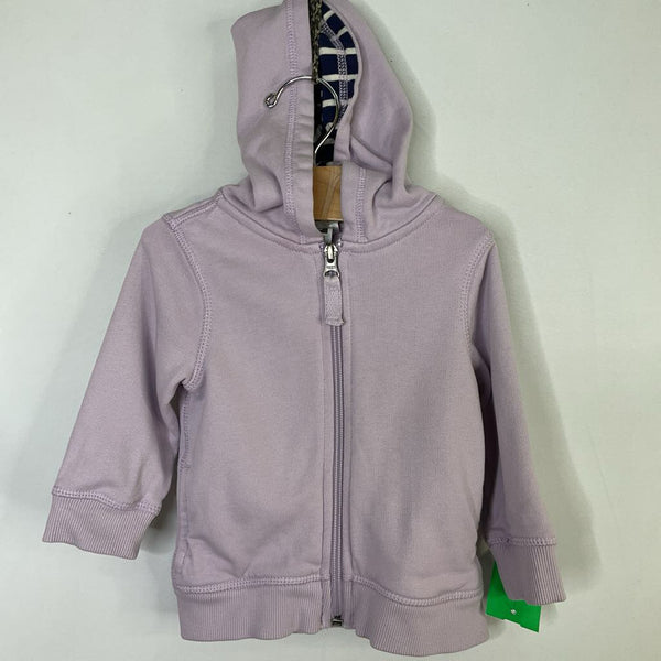 Size 12-18m (75): Hanna Andersson Purple Zip-Up Hoodie