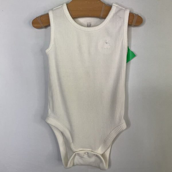 Size 6-12m: Gap White Ribbed Tank Onesie