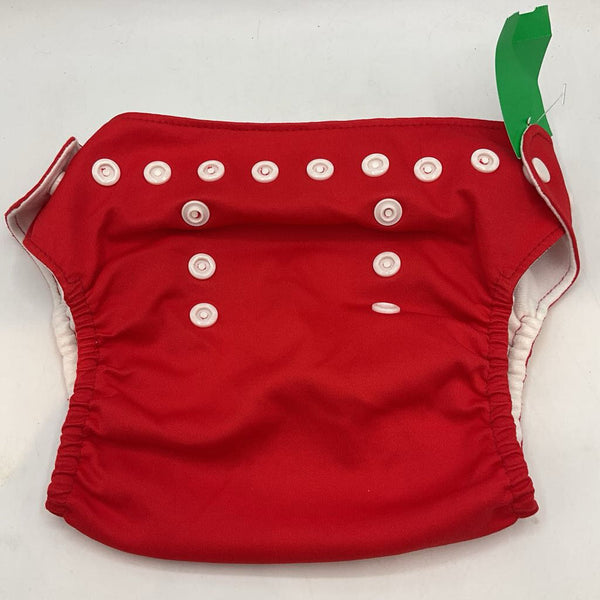 Size OS: Smartipants Red Snap Diaper