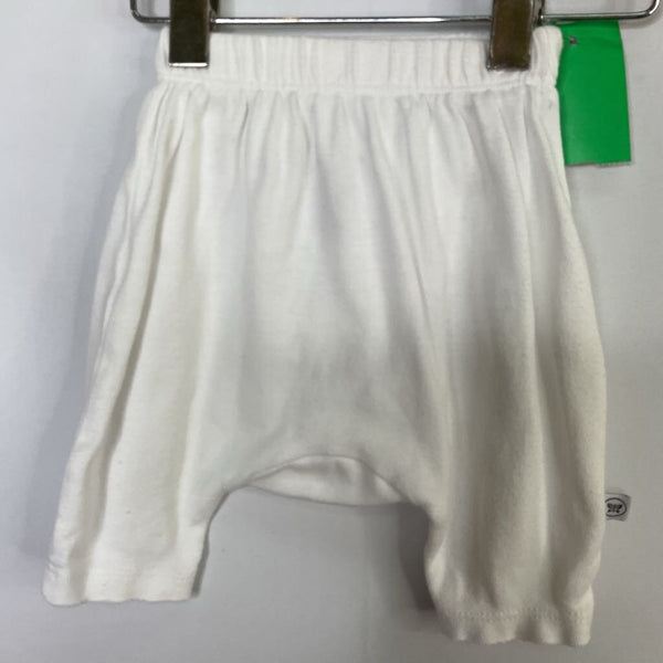 Size Preemie: Honest White Cozy Pants