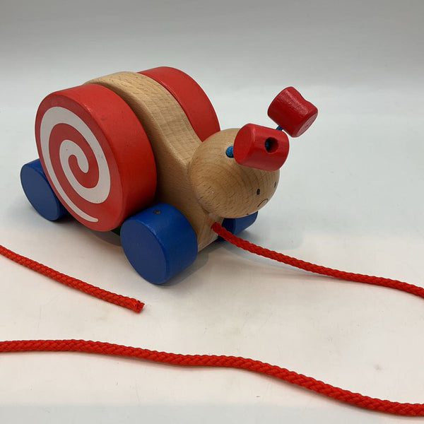 Goki Wooden Pull-Along Snail