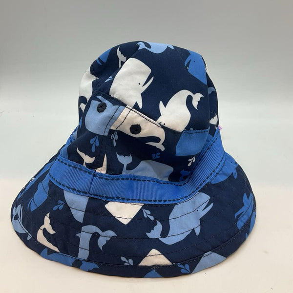 Size 6-12m: Old Navy Terrycloth Lined Blue Whale Sunhat