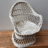 White Wicker Chair