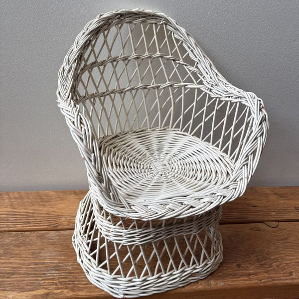 White Wicker Chair