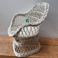 White Wicker Chair