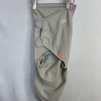 Size SM/MD: Swaddle Me Grey Velcro Swaddle
