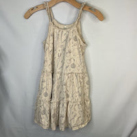 Size 8-9: Rylee + Cru Cream/Grey Fruits/Veggies Sun Dress