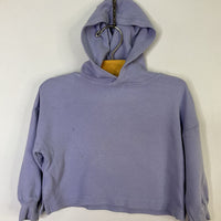 Size 2 (85): Hanna Andersson Purple Waffle Knit Light Pullover Hoodie