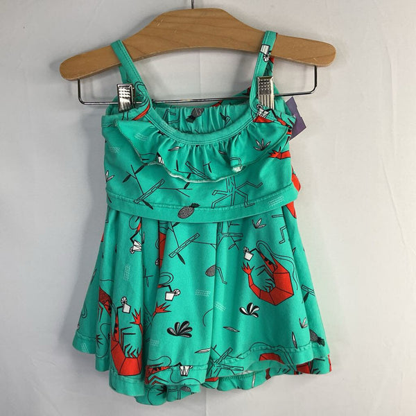 Size 3-5: Raspberry Republic Blue/Red Shrimp Cocktail 2pc Top/Skirt Set