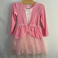 Size 2: Old Navy Pink Velour/Tulle Princess Costume Dress