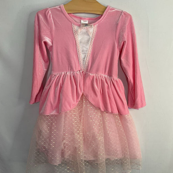 Size 2: Old Navy Pink Velour/Tulle Princess Costume Dress