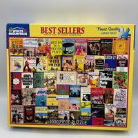 1000pc Best Seller Books Puzzle AS IS - NOT COUNTED