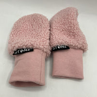 Size 0-12m: Stonz Pink Fleece Mittens
