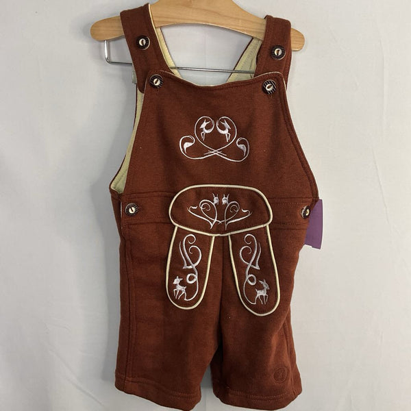 Size 3-6m: Schoeneberg Brown Lederhosen NEW w/ Tags
