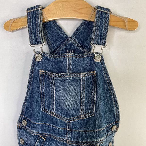 Size 4: Gap Blue Denim Overall Dress