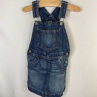 Size 4: Gap Blue Denim Overall Dress