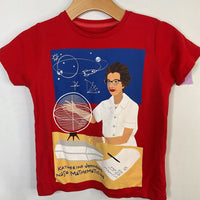 Size 7: Piccolina Red/Multi Katherine Johnson T-Shirt