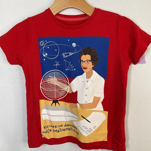 Size 7: Piccolina Red/Multi Katherine Johnson T-Shirt